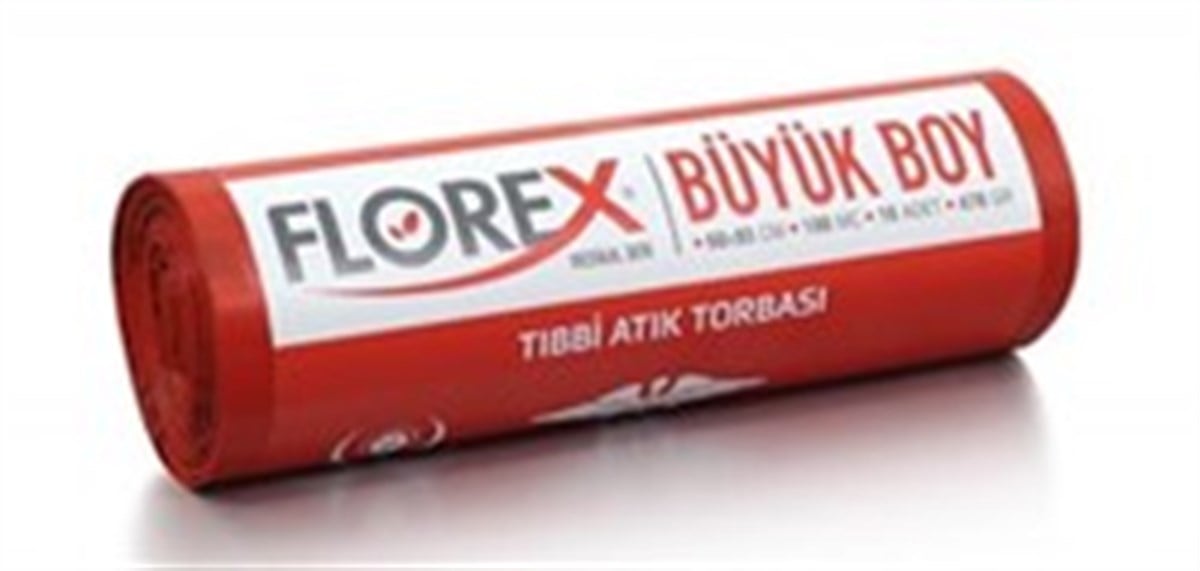 Tıbbi Atık Torbası (Poşeti) 60 CM*85 CM Büyük  boy) 10'lu Paket
