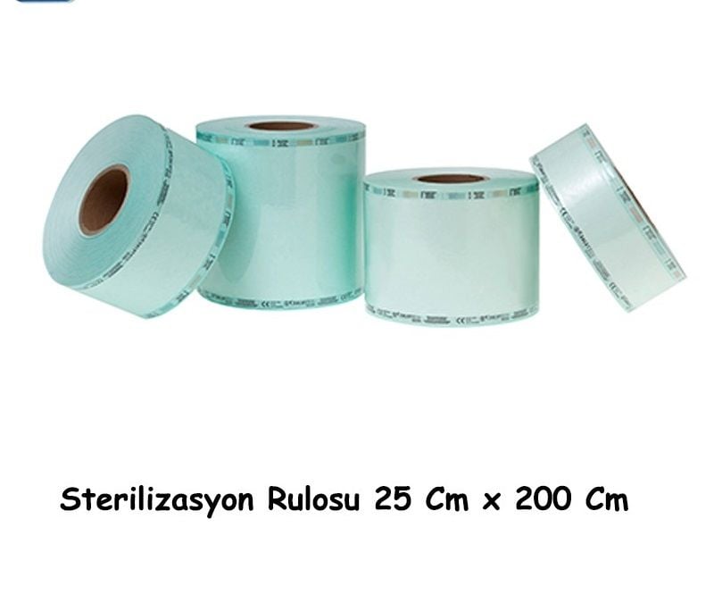 Sterilizasyon Rulosu 25 cm x 200 cm