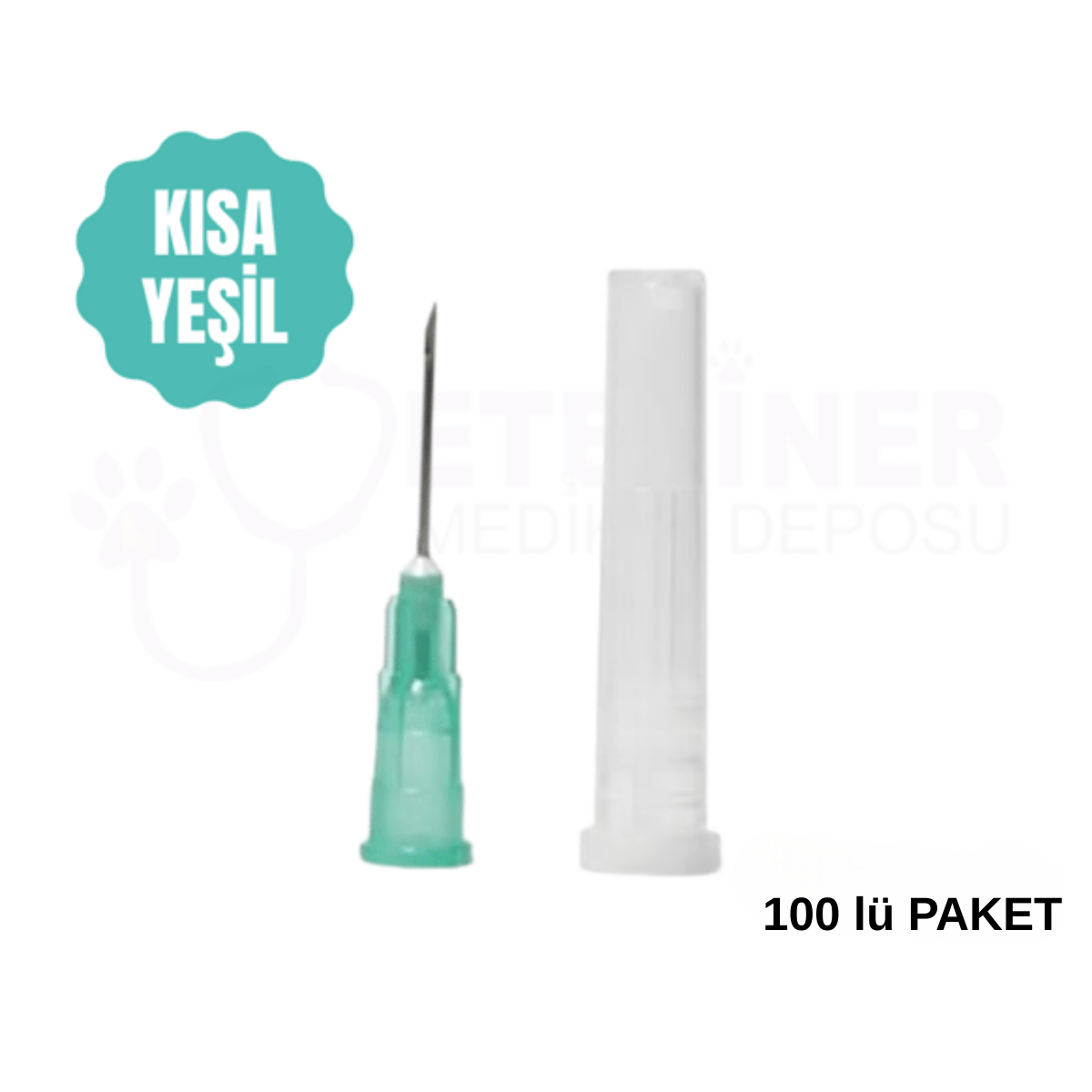 Enjektör Ucu 100'lü Paket kısa