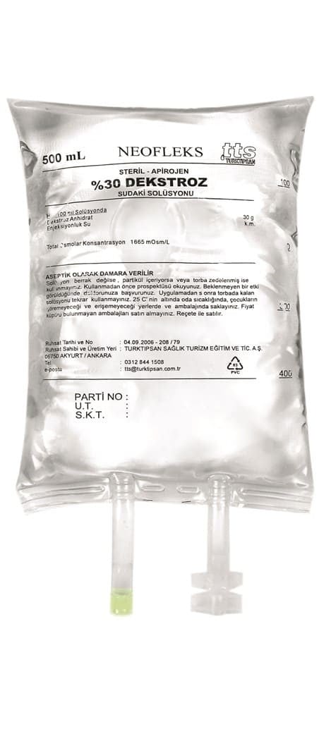 Neofleks %30 Dekstroz 500 ML
