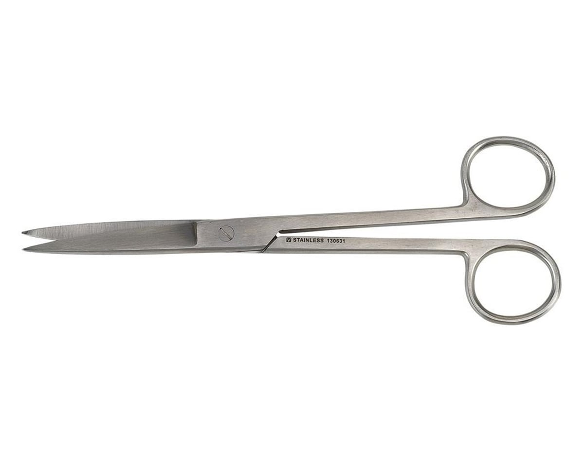 Kruuse  Veteriner Makas. 18 cm. S/S. Düz