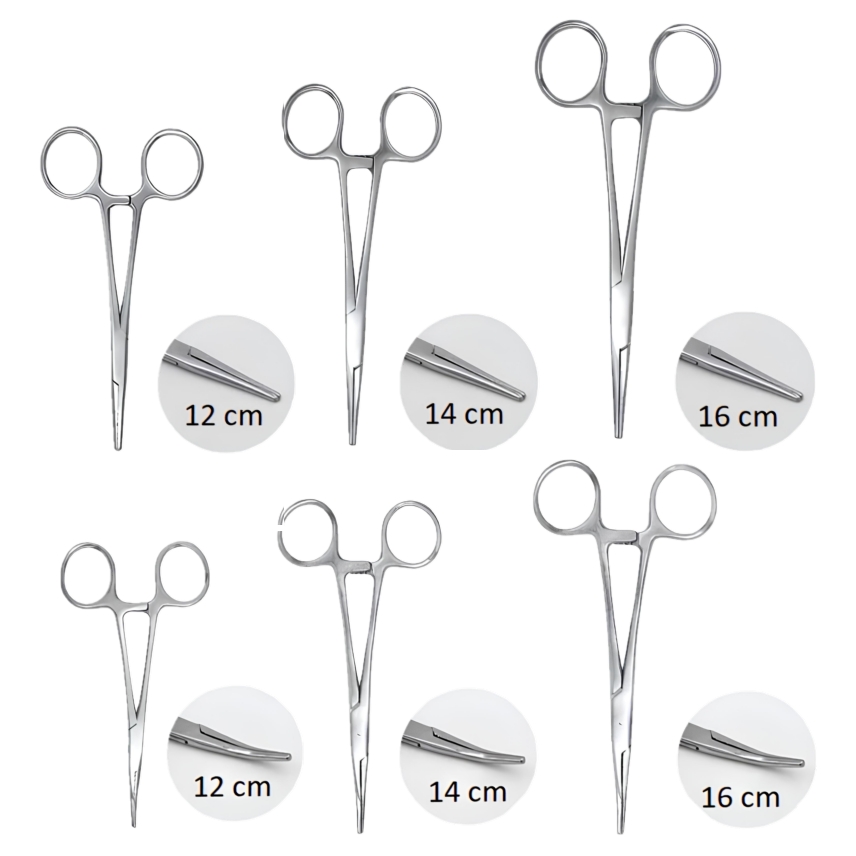 6 Parça Hemostatik Pens Seti