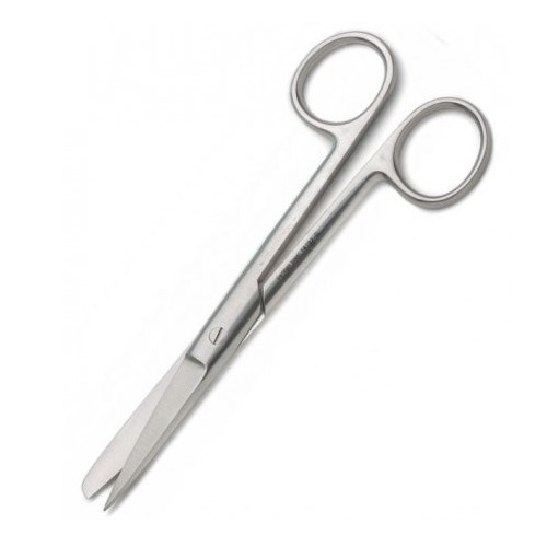 Standart Makas 15 cm Küt/Sivri Düz