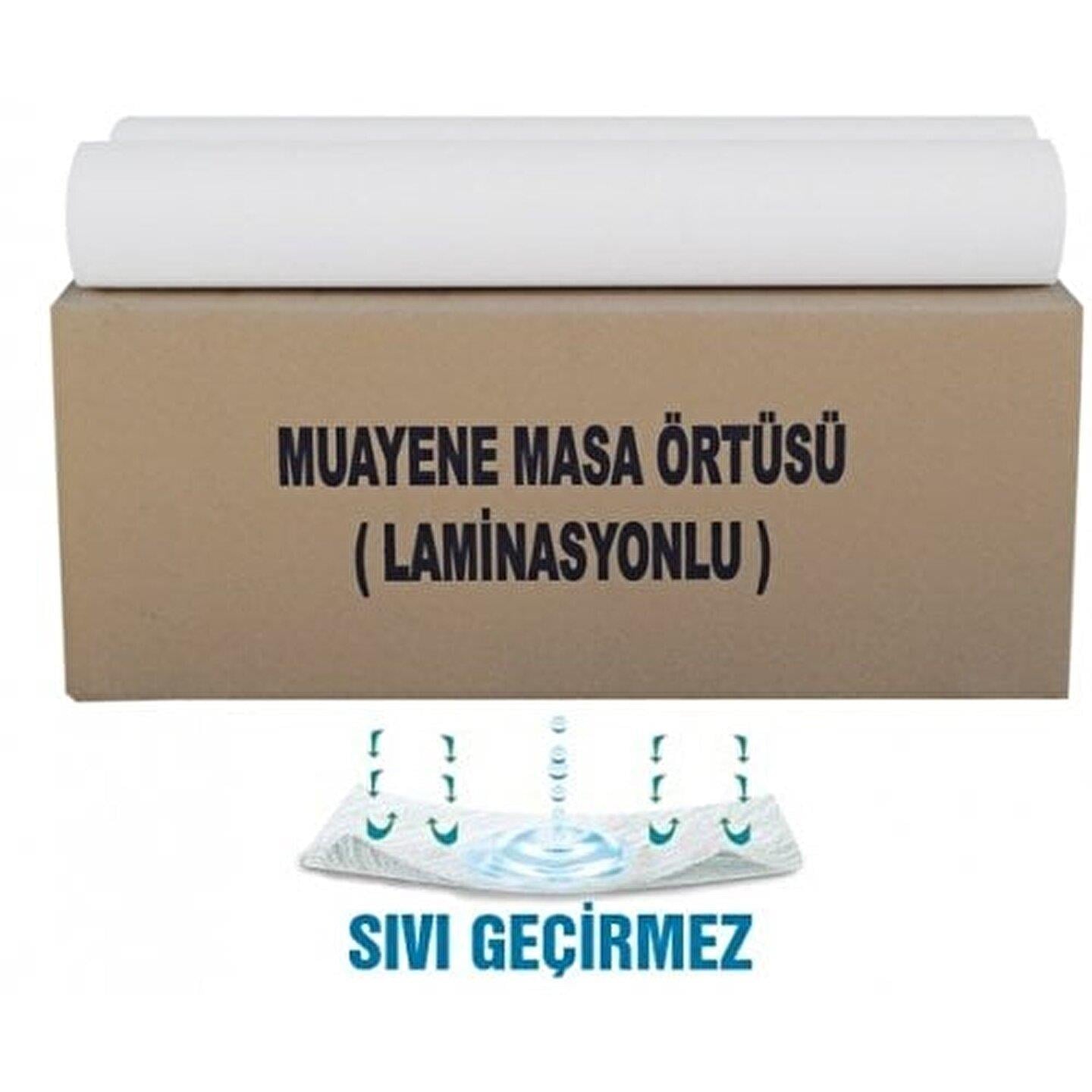 Muayene Masa Örtüsü 50cm-40mt Rulo LAMİNASYONLU(Su Geçirmez)