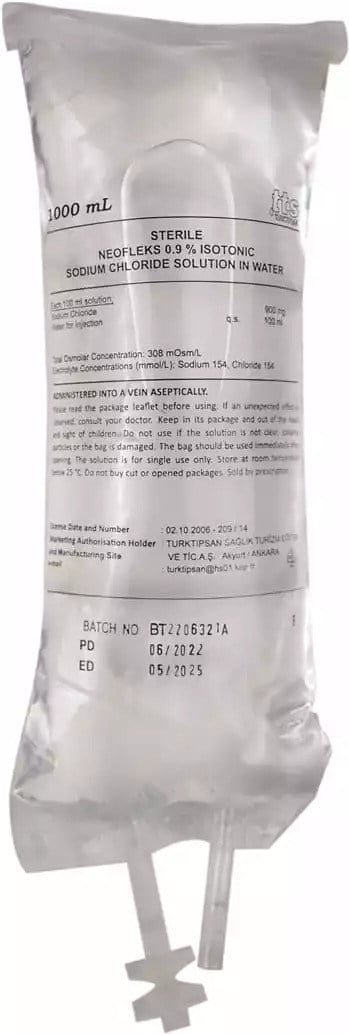 Neofleks %0,9 İzotonik Sodyum Klorür 150 ML