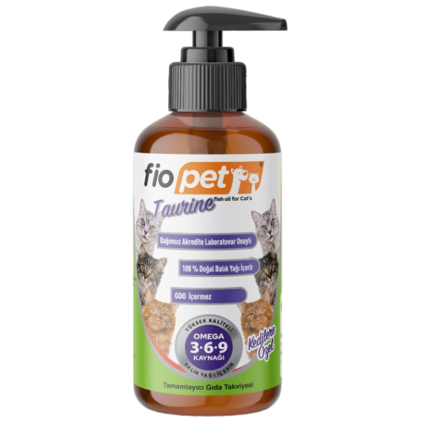 Fiopet Taurine Balık Yağı Takviyesi 65 ML