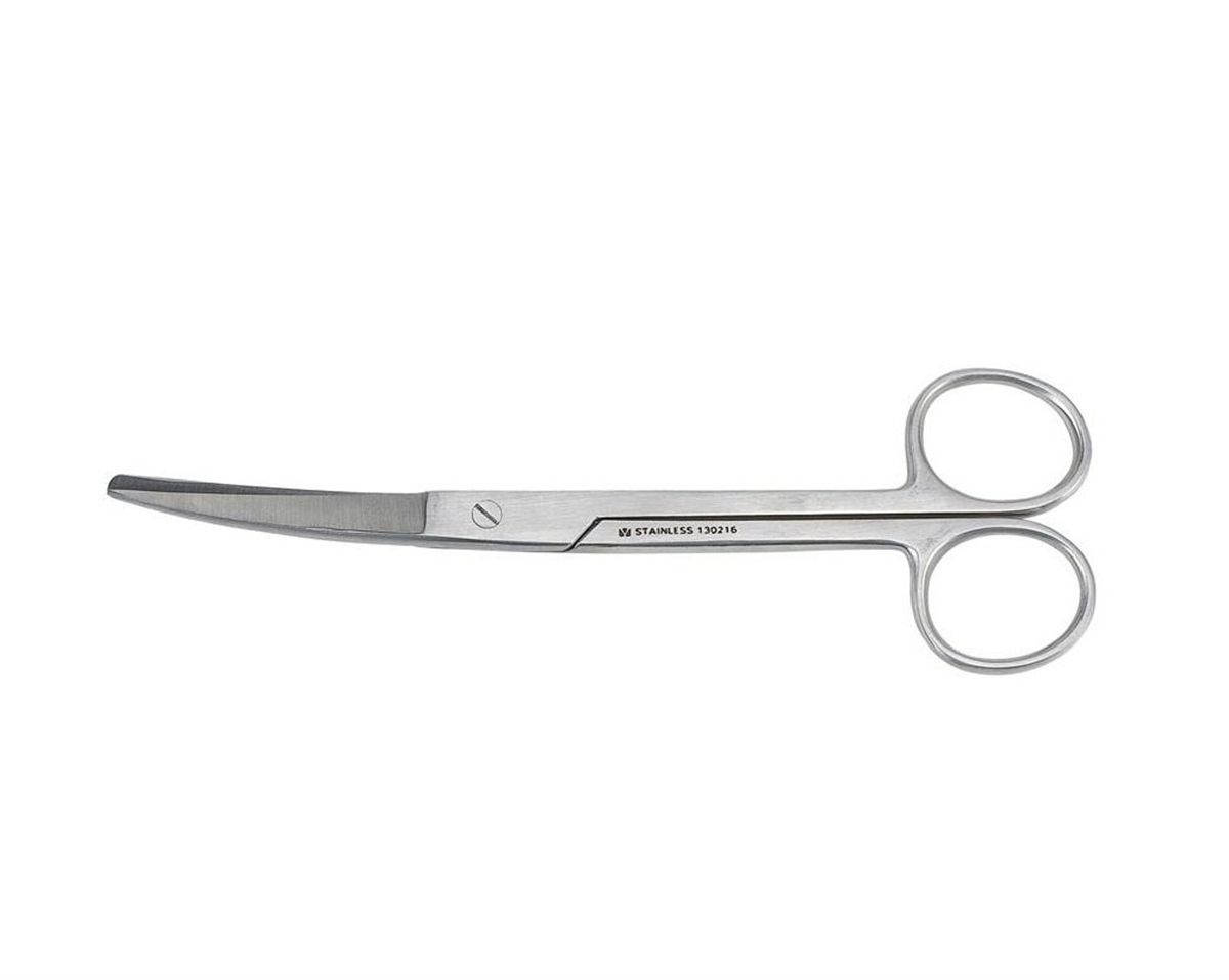 Kruuse  Veteriner Makas. 16 cm. K/S. Eğri