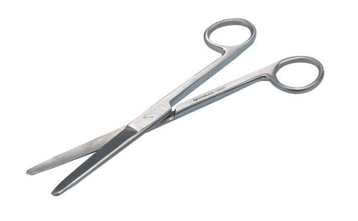 Kruuse  Veteriner Makas. 14.5 cm. K/K. Düz