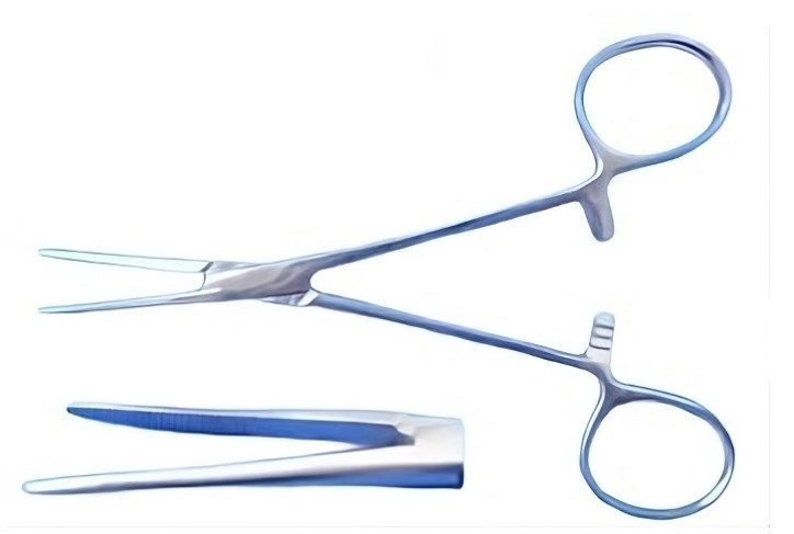 Hemostatik Pens 16 cm Kelly Tipi Düz