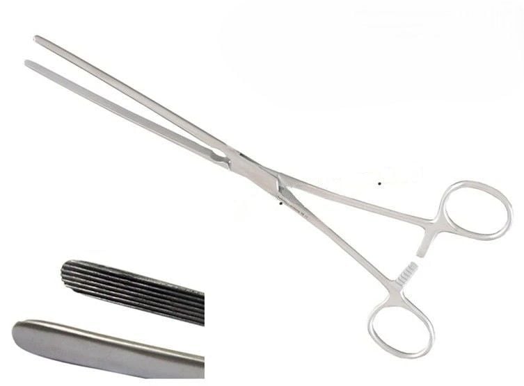 Bağırsak Pensi 24 cm Düz