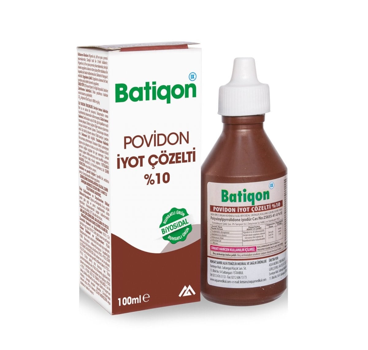 Aqua Batikon Antiseptik Solüsyon  100 ml