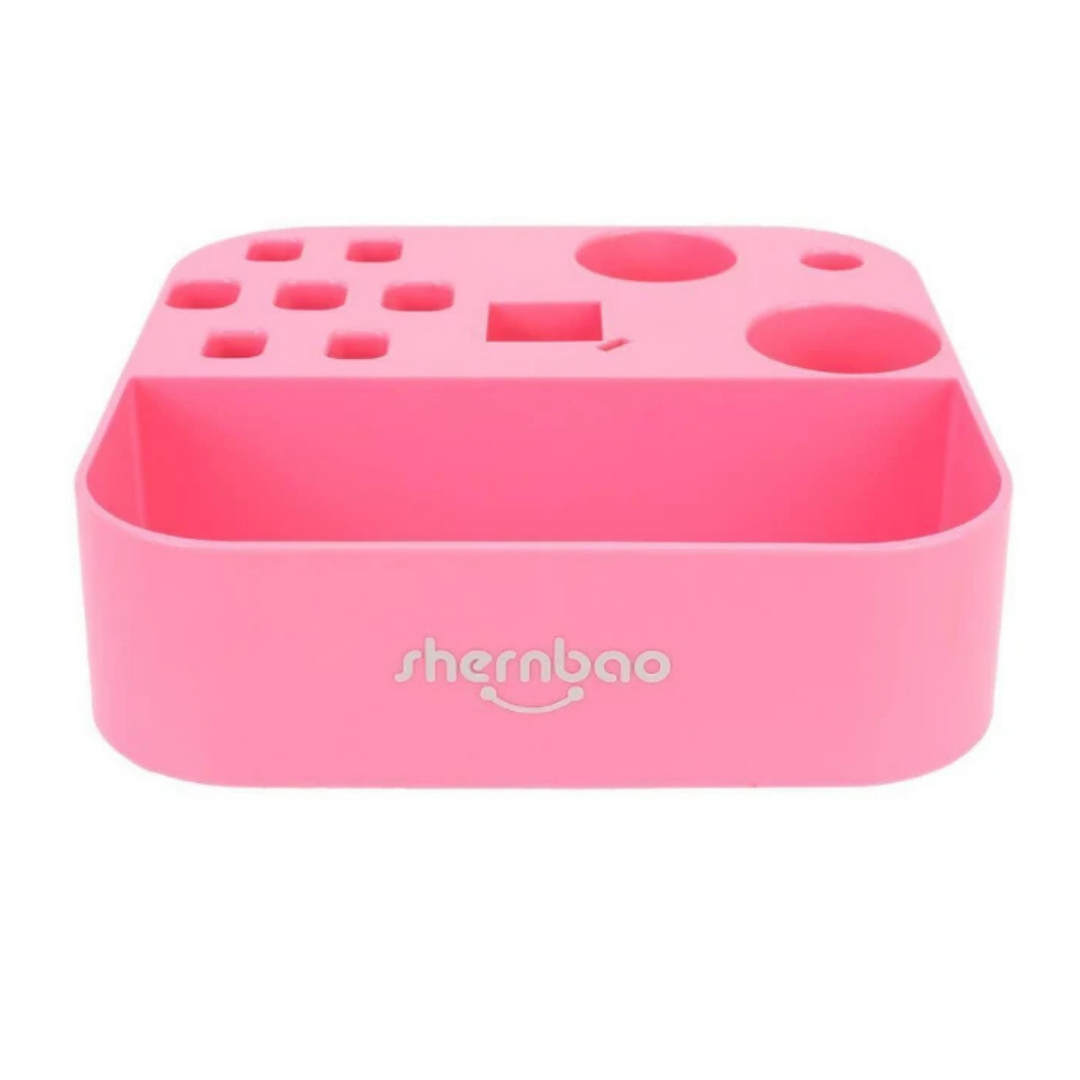 SHERNBAO Traş Masası Alet Düzenleyici (Pembe)